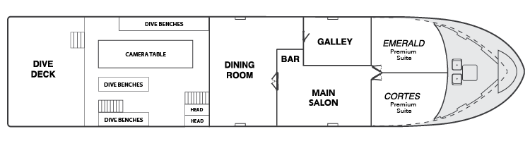 Belle Amie Main Deck Floor Plan